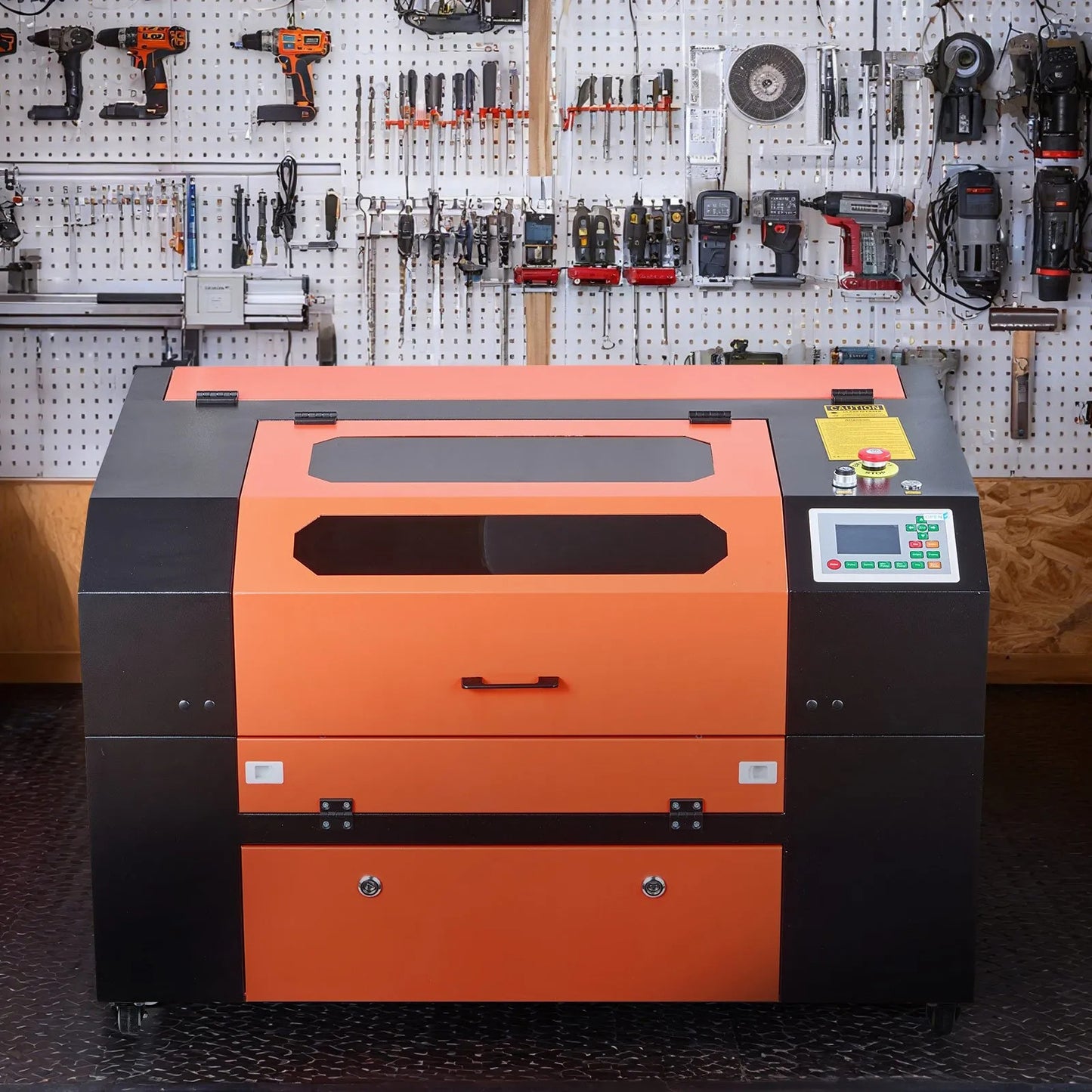 50W CO2 Laser Engraver, 500 x 300 mm, CO2 Laser Engraver Cutter Machine with 4 Way Pass Air Assist, Engraving Cutting Machine, Compatible with LightBurn CorelDRAW RDWorks, for Wood Acrylic Glass