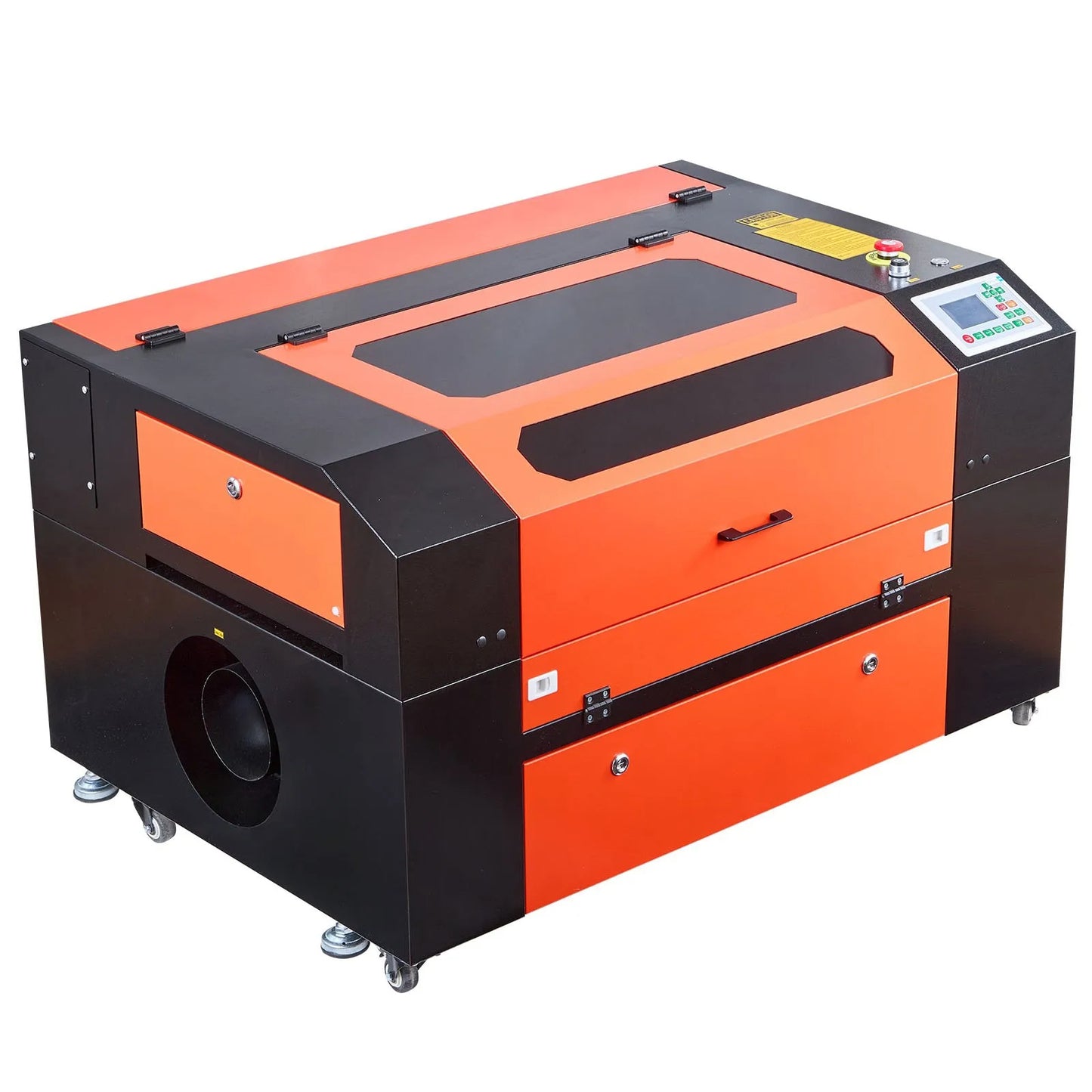 60W CO2 Laser Engraver, 600 x 400 mm, CO2 Laser Engraver Cutter Machine with 4 Way Pass Air Assist, Engraving Cutting Machine, Compatible with LightBurn CorelDRAW RDWorks, for Wood Acrylic Glass