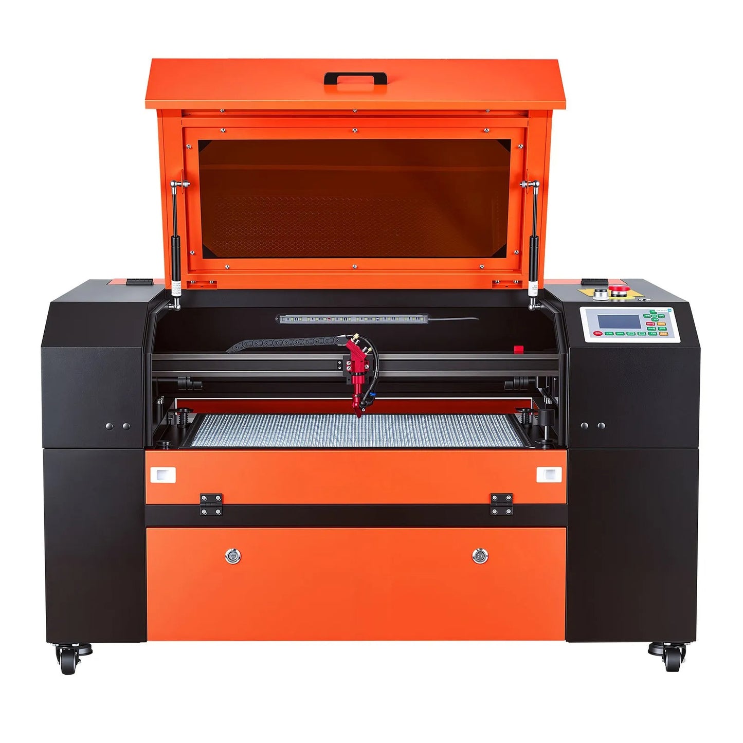 60W CO2 Laser Engraver, 600 x 400 mm, CO2 Laser Engraver Cutter Machine with 4 Way Pass Air Assist, Engraving Cutting Machine, Compatible with LightBurn CorelDRAW RDWorks, for Wood Acrylic Glass