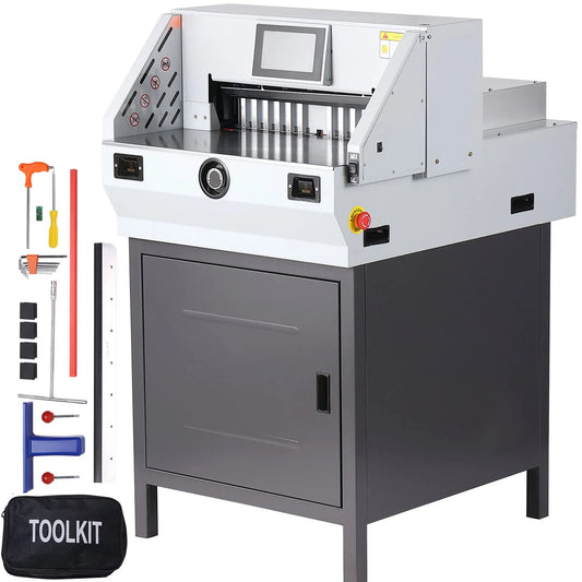 Electric Paper Cutter 482.6 mm Cutting Width 80 mm Thickness 177.8 mm Touchscreen