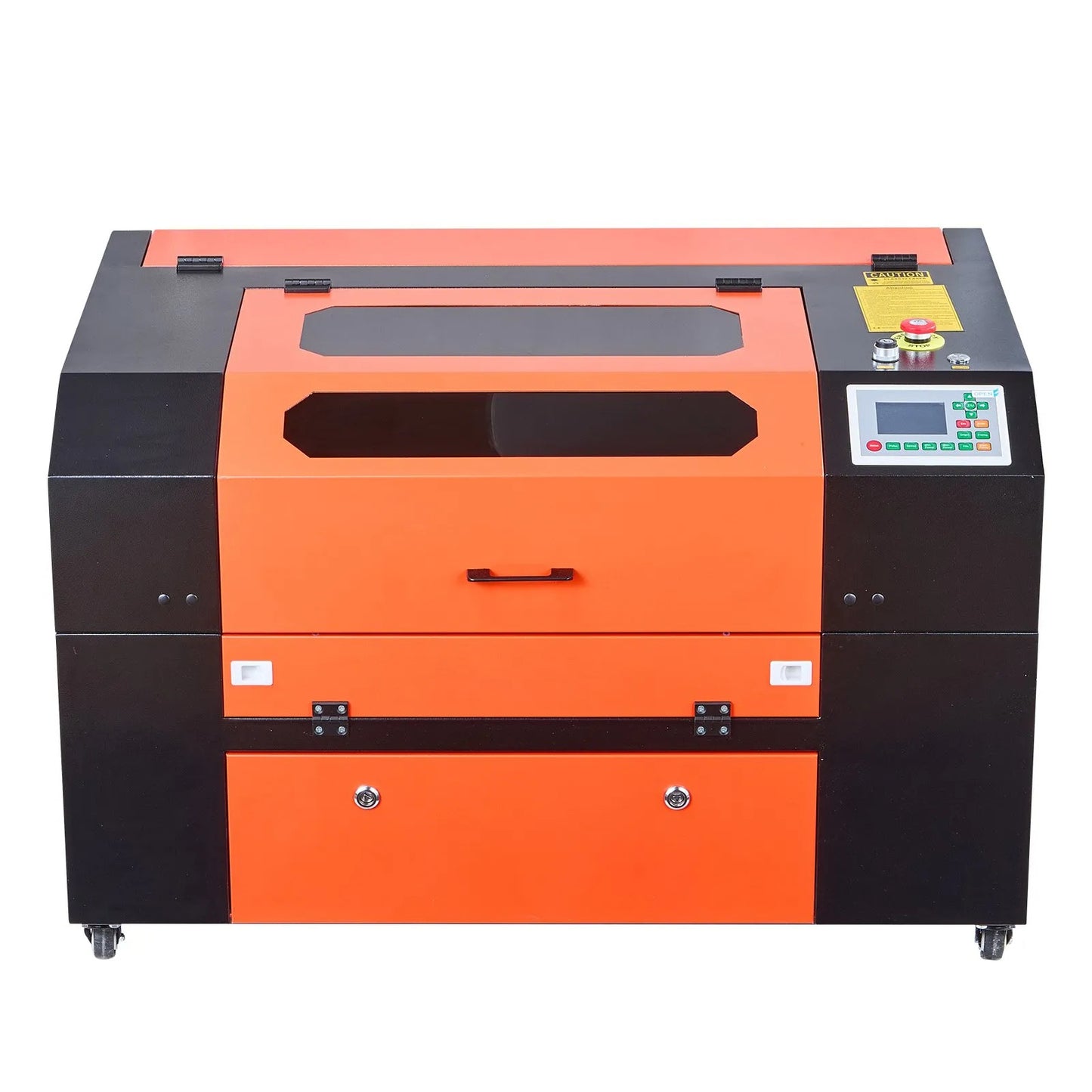 60W CO2 Laser Engraver, 600 x 400 mm, CO2 Laser Engraver Cutter Machine with 4 Way Pass Air Assist, Engraving Cutting Machine, Compatible with LightBurn CorelDRAW RDWorks, for Wood Acrylic Glass