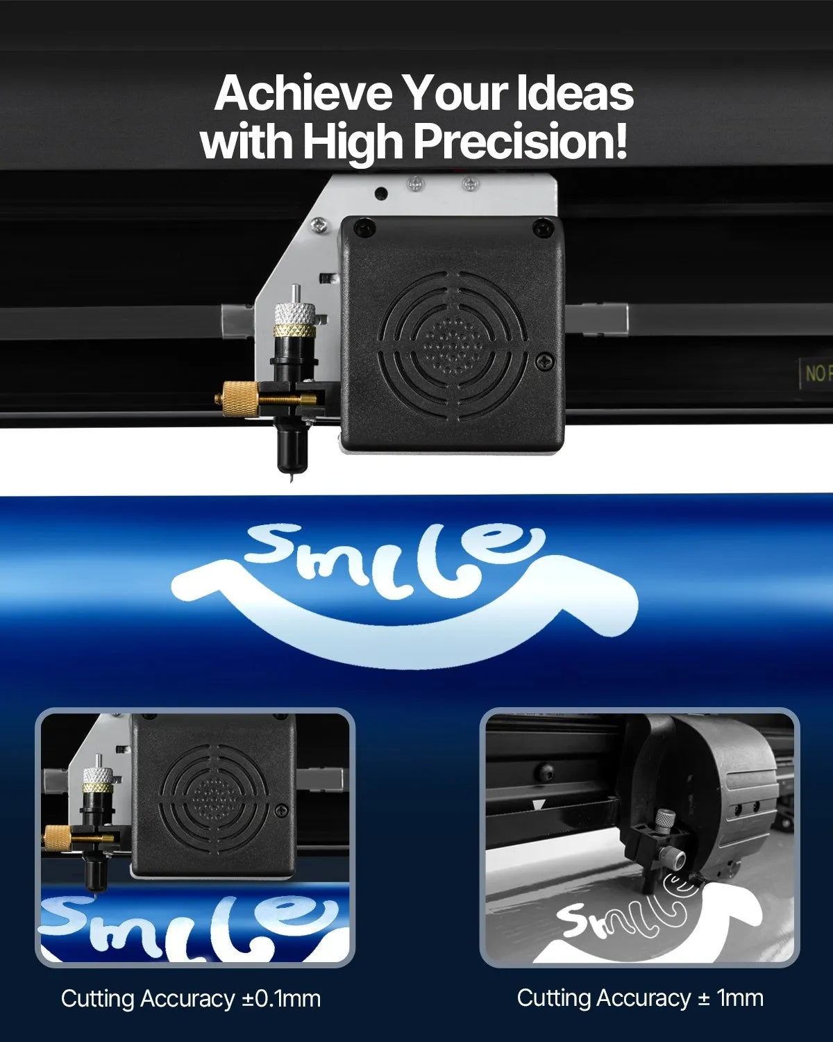 34" (86.4 cm) Vinyl Cutter/Plotter Sign Cutting Machine Software 3 Blades LCD Screen