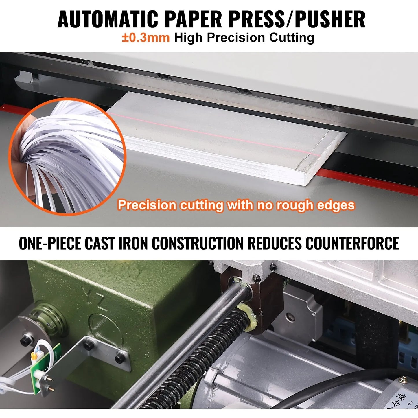 18" 450mm Paper Cutter Cutting Machine Office Electric Heavy Duty