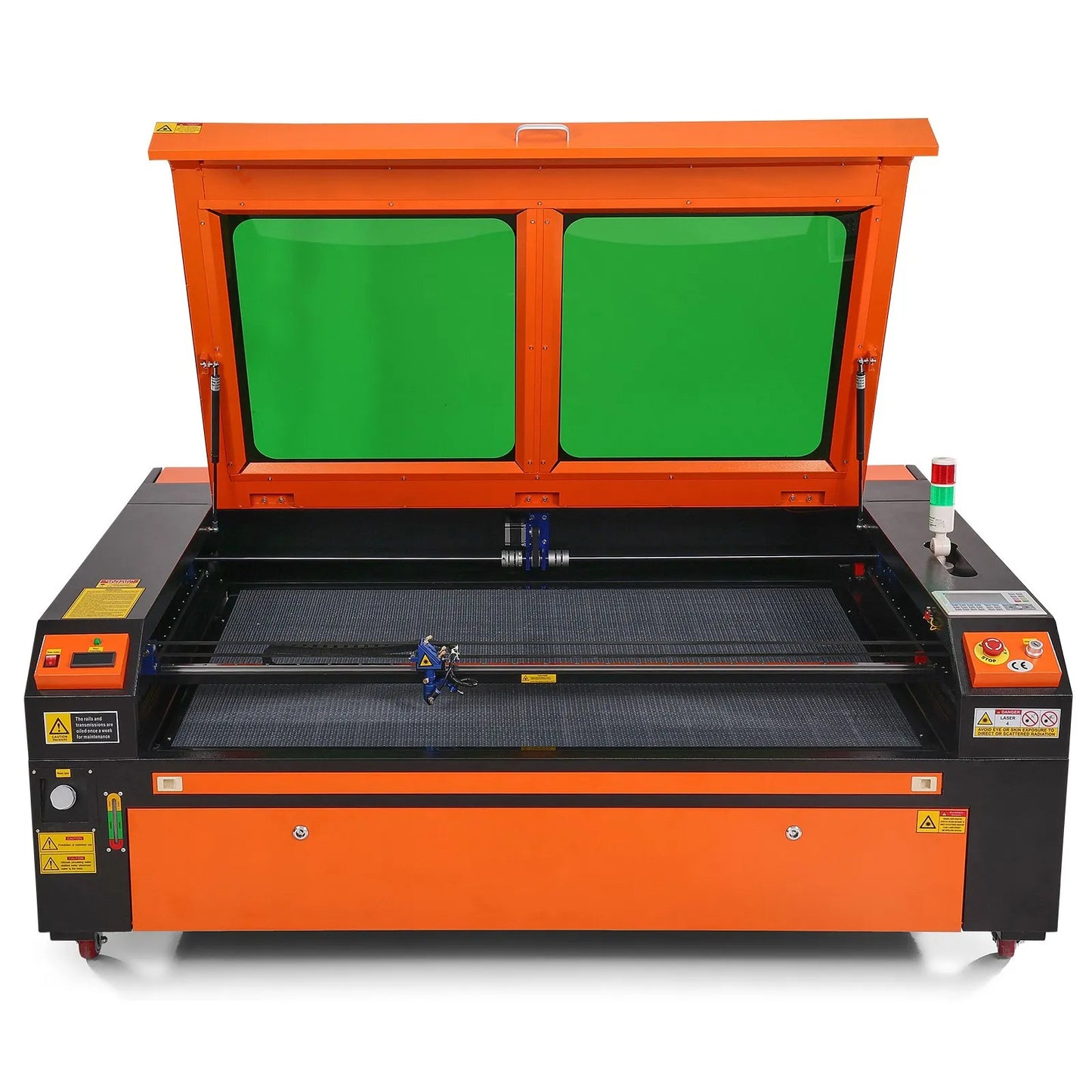 130W CO2 Laser Engraver, 89 x 140 cm(35 x 55 in), 500 mm/s(19.7 IPS) Laser Cutter Machine with 2-Way Pass Air Assist, Compatible with LightBurn, CorelDRAW, AutoCAD, Windows, Mac OS, Linux, for Wood Acrylic Fabric More