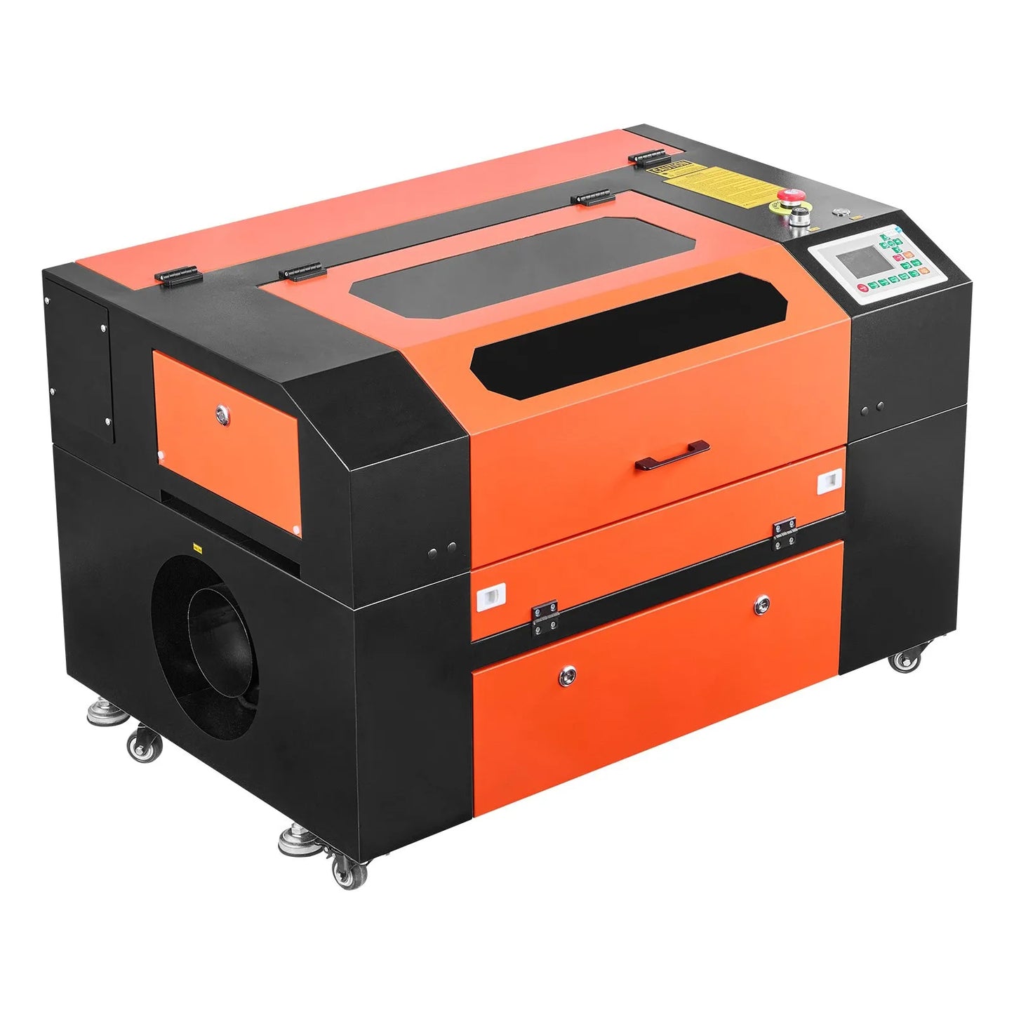 50W CO2 Laser Engraver, 500 x 300 mm, CO2 Laser Engraver Cutter Machine with 4 Way Pass Air Assist, Engraving Cutting Machine, Compatible with LightBurn CorelDRAW RDWorks, for Wood Acrylic Glass