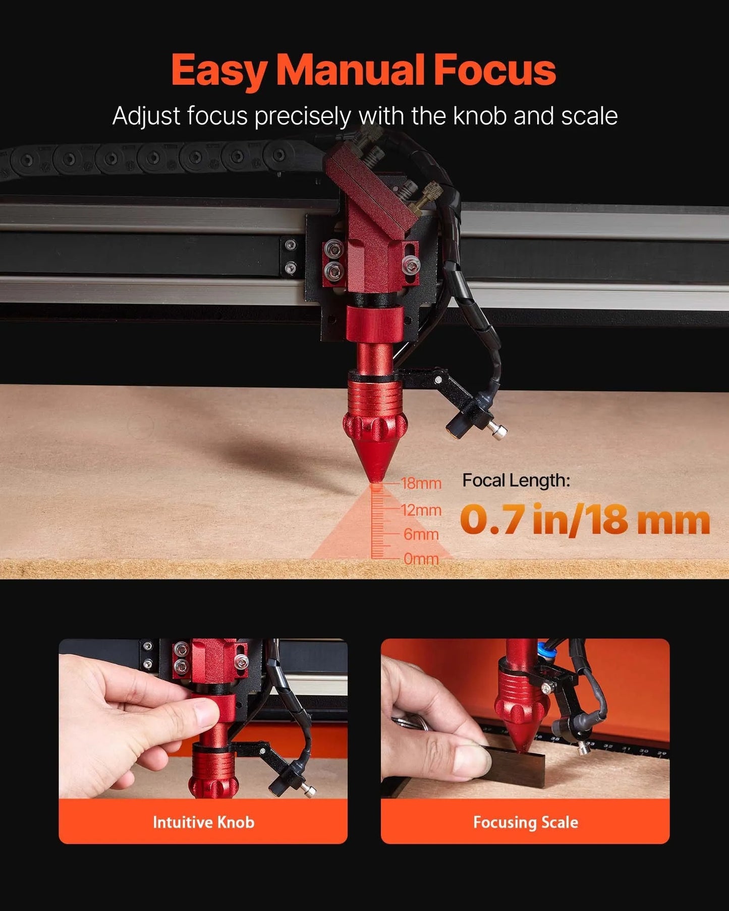 60W CO2 Laser Engraver, 600 x 400 mm, CO2 Laser Engraver Cutter Machine with 4 Way Pass Air Assist, Engraving Cutting Machine, Compatible with LightBurn CorelDRAW RDWorks, for Wood Acrylic Glass