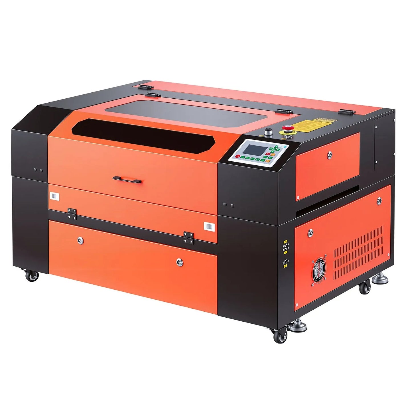 60W CO2 Laser Engraver, 600 x 400 mm, CO2 Laser Engraver Cutter Machine with 4 Way Pass Air Assist, Engraving Cutting Machine, Compatible with LightBurn CorelDRAW RDWorks, for Wood Acrylic Glass