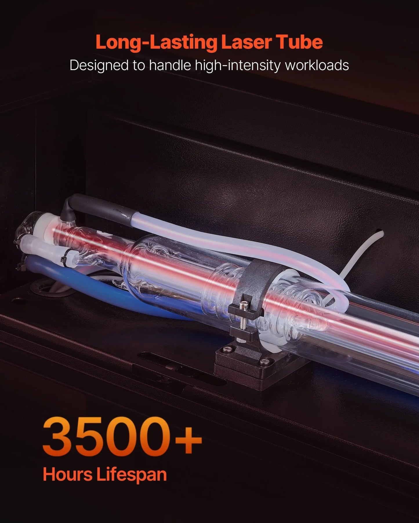 50W CO2 Laser Engraver, 500 x 300 mm, CO2 Laser Engraver Cutter Machine with 4 Way Pass Air Assist, Engraving Cutting Machine, Compatible with LightBurn CorelDRAW RDWorks, for Wood Acrylic Glass