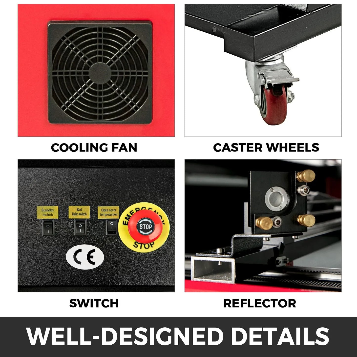 60W Laser Engraver 500x700mm Laser Cutter Engraving Machine CO2 Laser Engraver USB Interface for DIY Engraving
