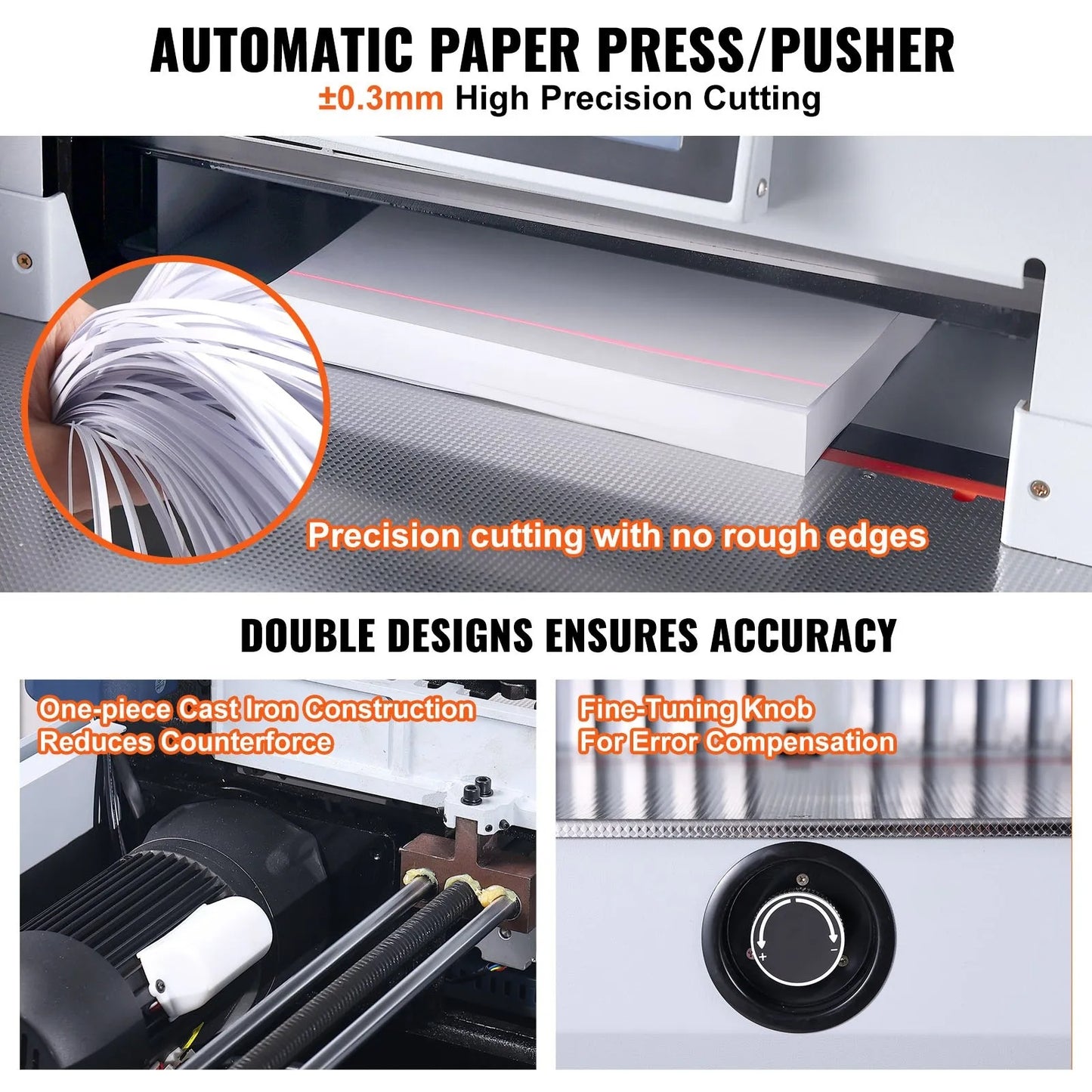 Electric Paper Cutter 482.6 mm Cutting Width 80 mm Thickness 177.8 mm Touchscreen