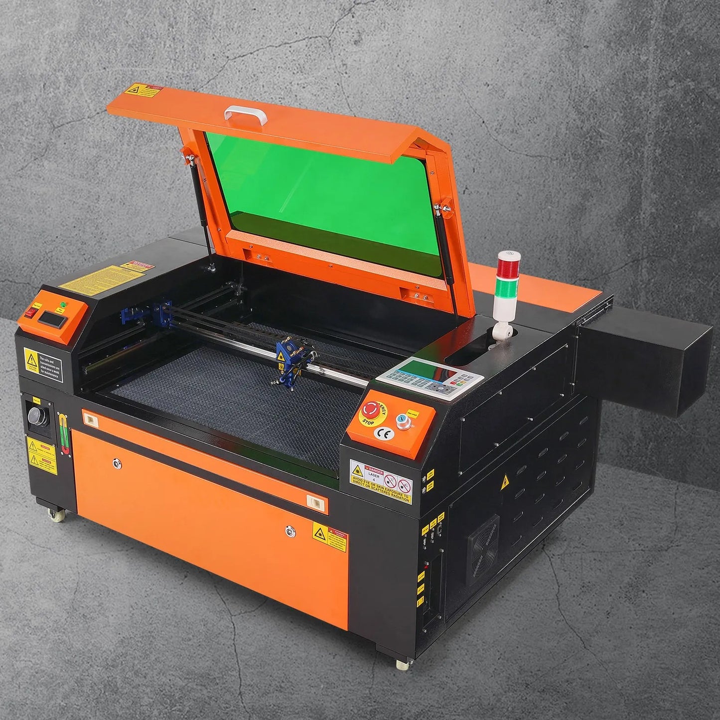 80W CO2 Laser Engraver, 51 x 71 cm(20 x 28 in), 500 mm/s(19.7 IPS) Laser Cutter Machine with 2-Way Pass Air Assist, Compatible with LightBurn, CorelDRAW, AutoCAD, Windows, Mac OS, Linux, for Wood Acrylic Fabric More