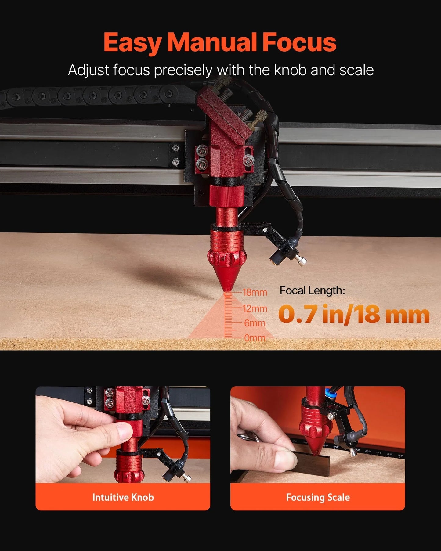 50W CO2 Laser Engraver, 500 x 300 mm, CO2 Laser Engraver Cutter Machine with 4 Way Pass Air Assist, Engraving Cutting Machine, Compatible with LightBurn CorelDRAW RDWorks, for Wood Acrylic Glass