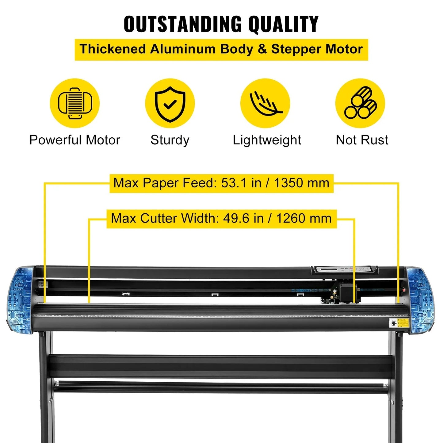 Vinyl Cutter 53 Inch Vinyl Cutter Machine With Floor Stand Vinyl Plotter
