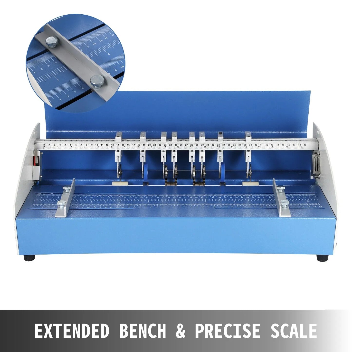 20.5" 520mm Electric Creasing Machine 3 in 1 Paper Creaser Perforating Scoring Hevay Duty Metal Electric Creaser for Paper Card Book Scoring